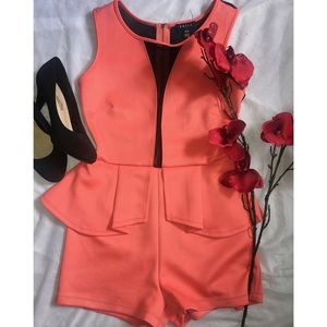 Orange Romper